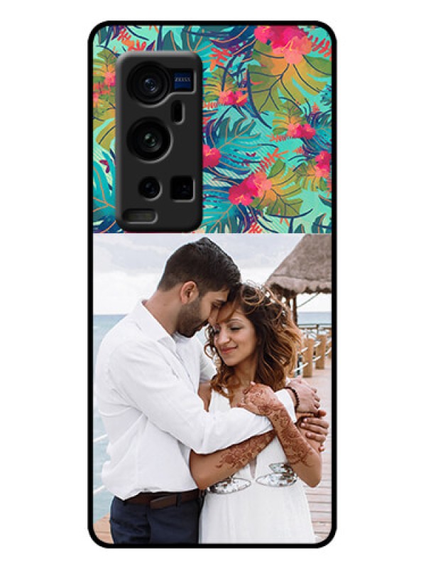 Custom Vivo X60 Pro Plus 5G Custom Metal Phone Case - Watercolor Floral Design