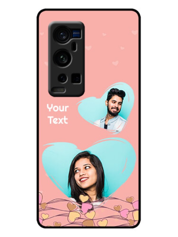 Custom Vivo X60 Pro Plus 5G Custom Metal Phone Case - Love Doodle Design