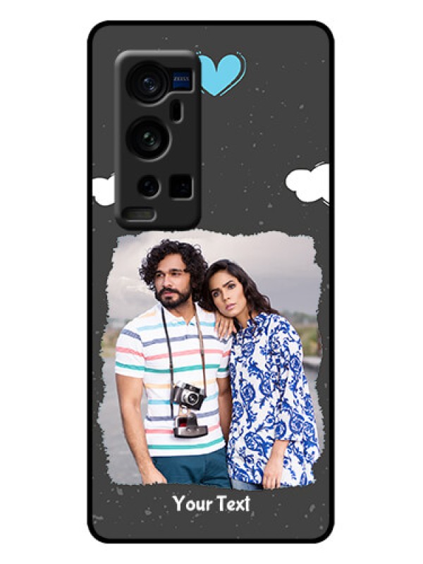 Custom Vivo X60 Pro Plus 5G Custom Metal Phone Case - Splashes With Love Doodles Design