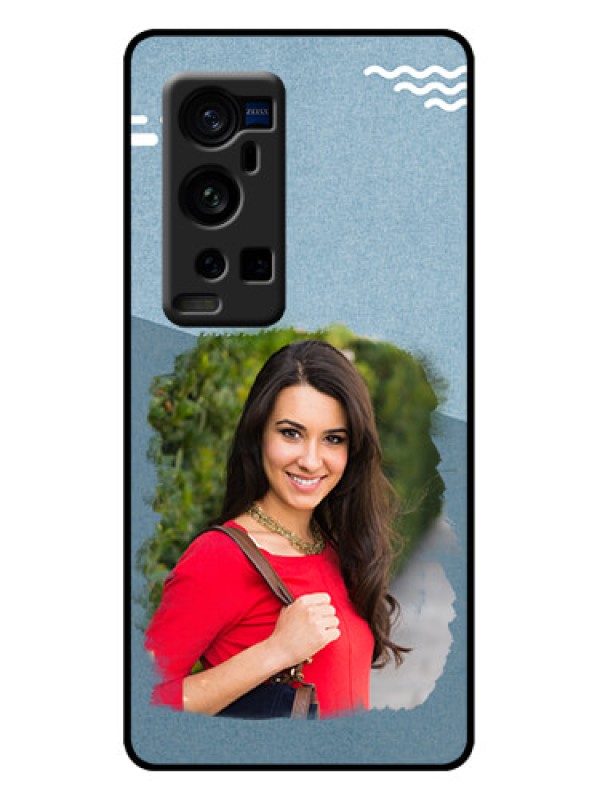 Custom Vivo X60 Pro Plus 5G Custom Metal Phone Case - Grunge Line Art Design