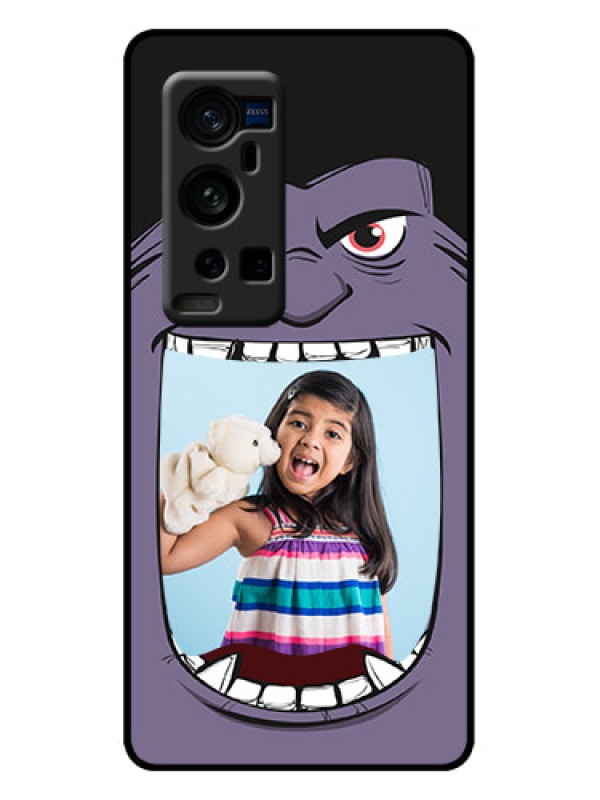 Custom Vivo X60 Pro Plus 5G Custom Metal Phone Case - Angry Monster Design