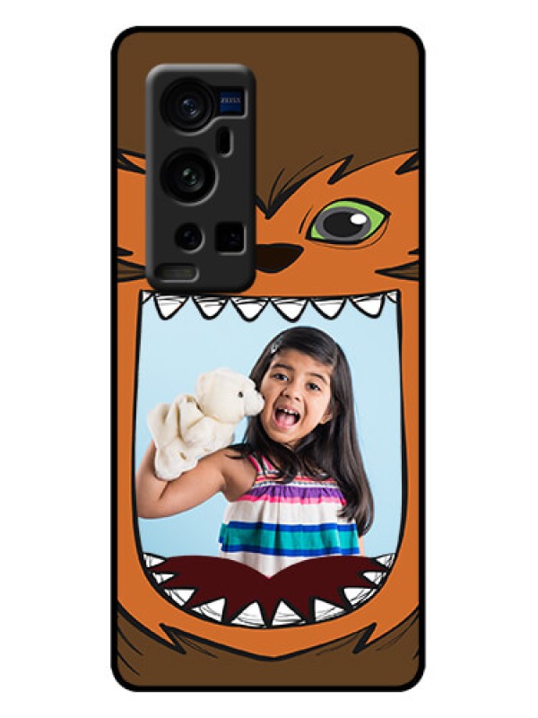 Custom Vivo X60 Pro Plus 5G Custom Metal Phone Case - Owl Monster Back Case Design