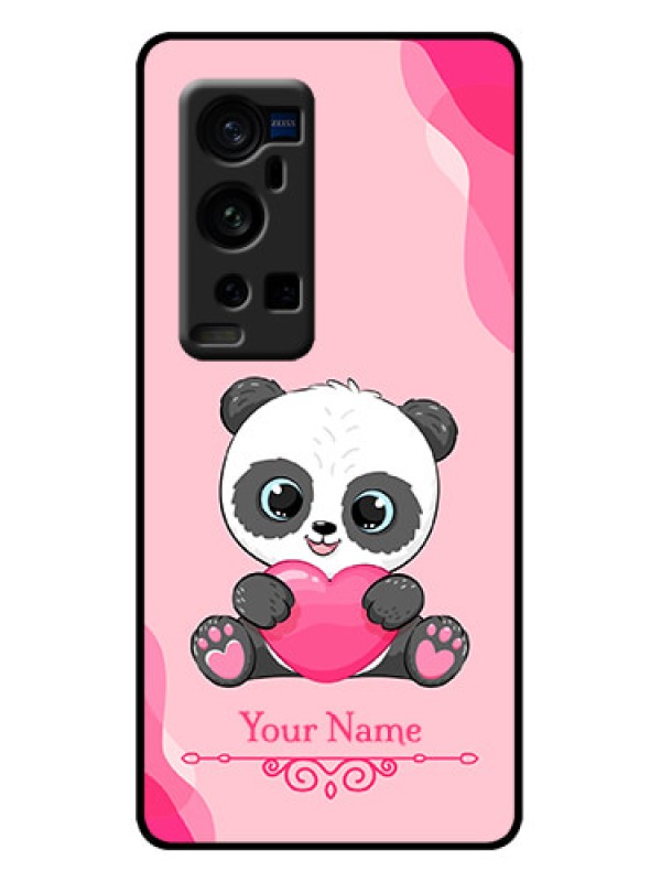 Custom Vivo X60 Pro Plus 5G Custom Metal Phone Case - Cute Panda Design