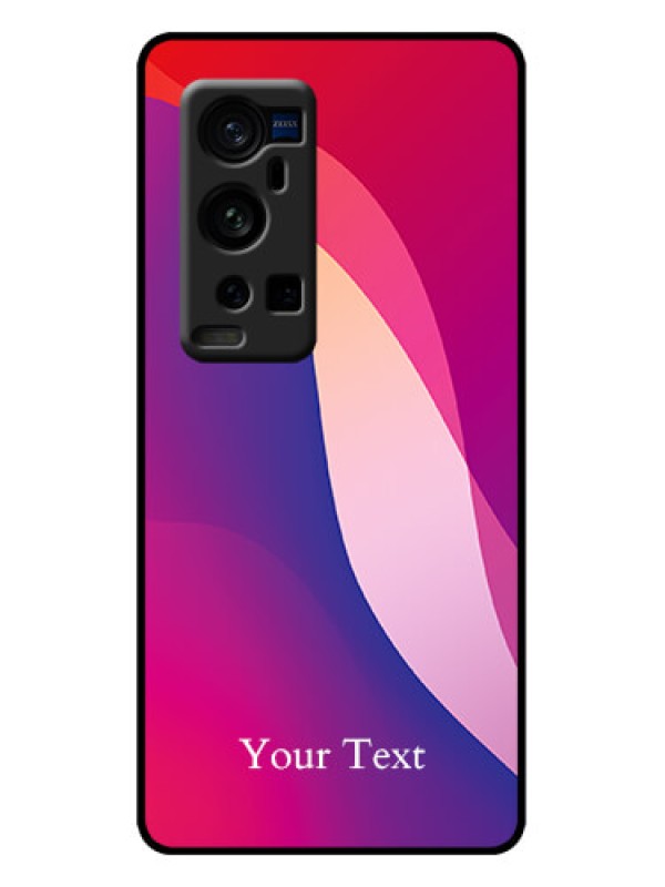 Custom Vivo X60 Pro Plus 5G Custom Metal Phone Case - Digital Abstract Overlap Design