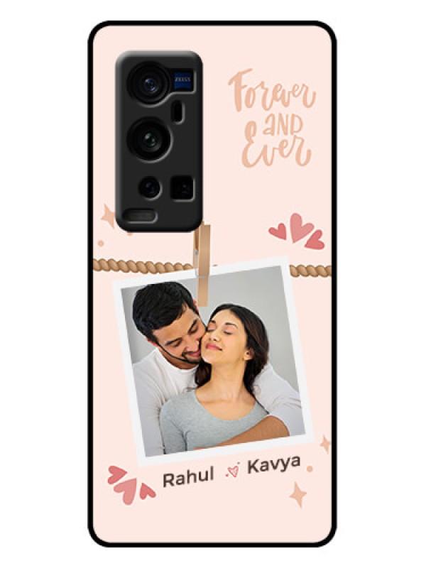Custom Vivo X60 Pro Plus 5G Custom Metal Phone Case - Forever And Ever Love Design