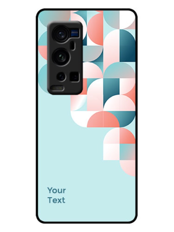 Custom Vivo X60 Pro Plus 5G Custom Metal Phone Case - Stylish Semi - Circle Pattern Design