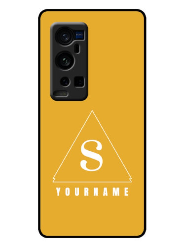 Custom Vivo X60 Pro Plus 5G Custom Metal Phone Case - Simple Triangle Design