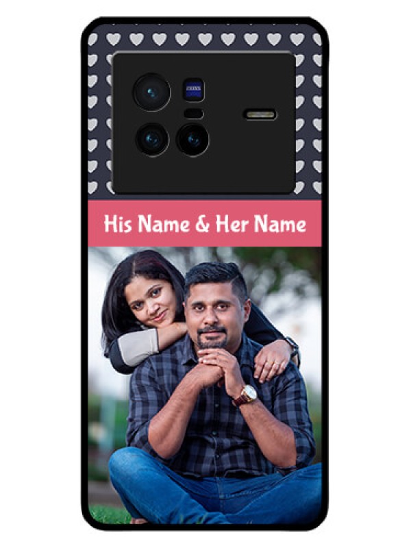 Custom Vivo X80 5G Custom Metal Phone CaseLove Symbols Design