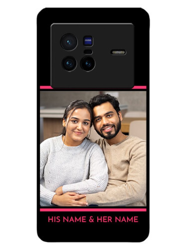 Custom Vivo X80 5G Custom Metal Phone CaseWith Add Text Design