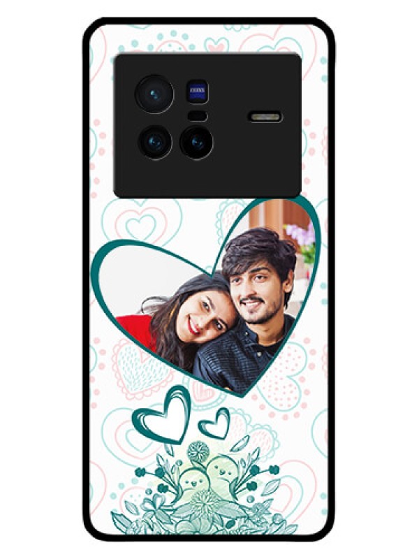 Custom Vivo X80 5G Custom Metal Phone CasePremium Couple Design