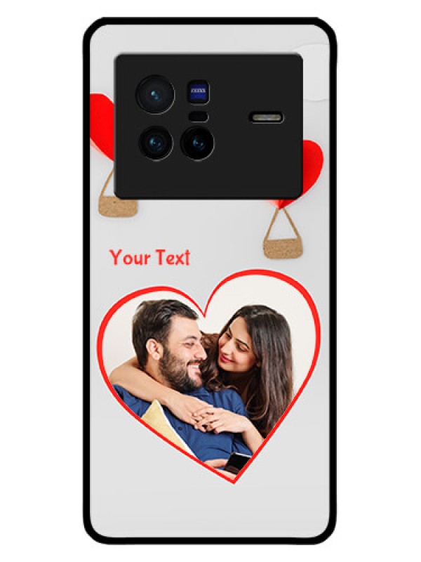 Custom Vivo X80 5G Custom Metal Phone CaseParachute Love Design