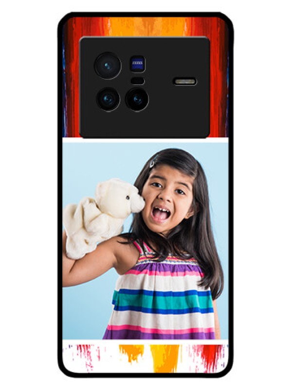 Custom Vivo X80 5G Custom Metal Phone CaseMulti Color Design