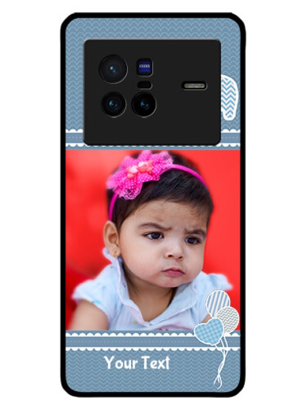 Custom Vivo X80 5G Custom Metal Phone CaseWith Kids Pattern Design