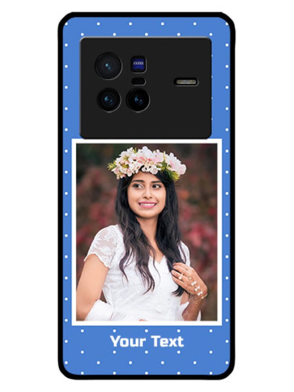 Custom Vivo X80 5G Custom Metal Phone CasePolka Dots Design