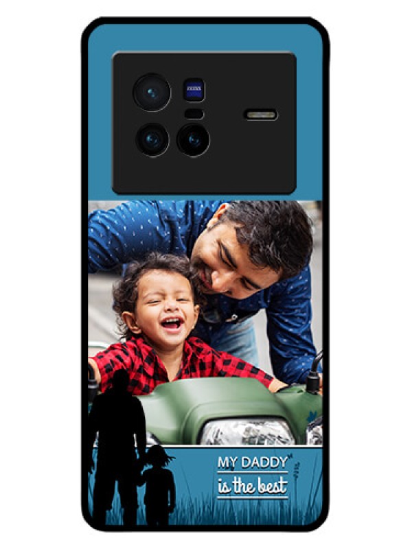 Custom Vivo X80 5G Custom Metal Phone CaseBest Dad Design