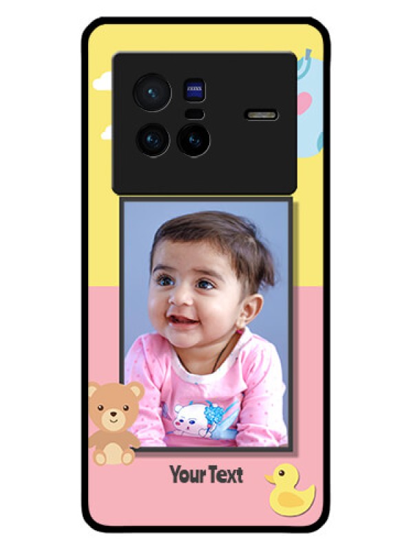 Custom Vivo X80 5G Custom Metal Phone CaseKids 2 Color Design