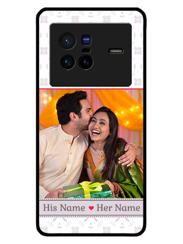 Custom Vivo X80 5G Custom Metal Phone CaseWith Photo And Ethnic Design