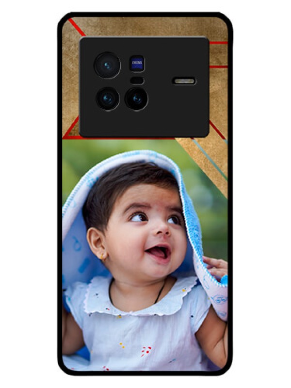 Custom Vivo X80 5G Custom Metal Phone CaseGradient Abstract Texture Design