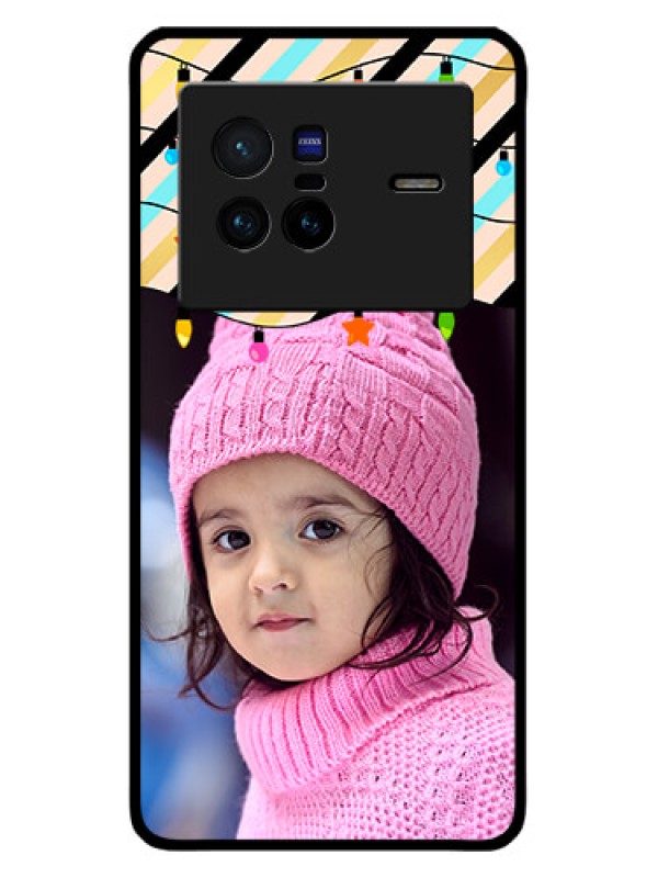 Custom Vivo X80 5G Custom Metal Phone CaseLights Hanging Design