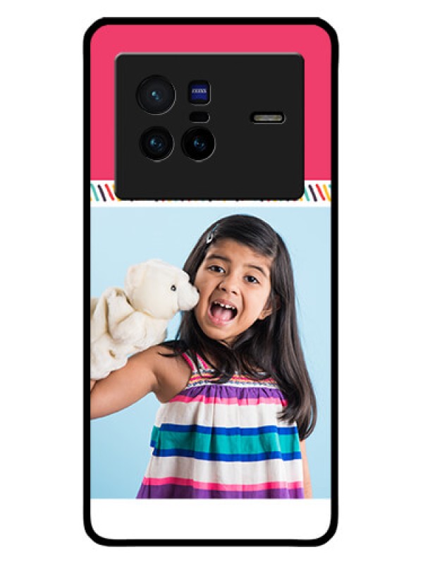 Custom Vivo X80 5G Custom Metal Phone CaseLine Art Design