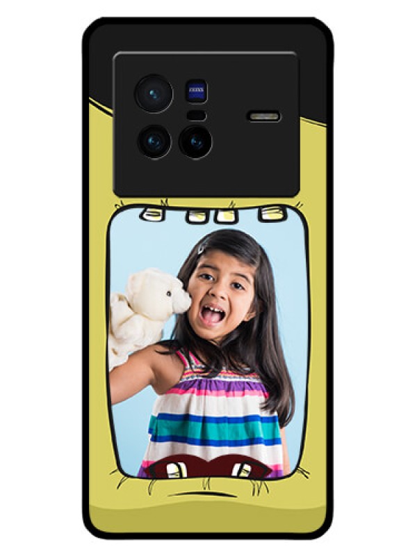 Custom Vivo X80 5G Custom Metal Phone CaseCartoon Monster Back Case Design