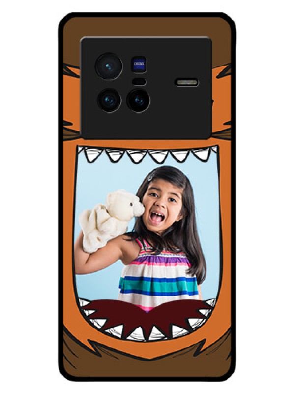 Custom Vivo X80 5G Custom Metal Phone CaseOwl Monster Back Case Design