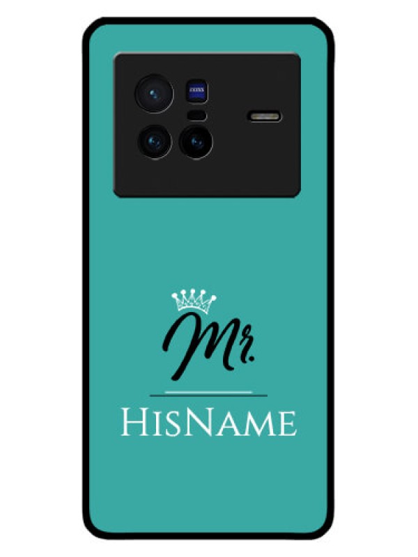 Custom Vivo X80 5G Custom Metal Phone CaseMr With Name Design
