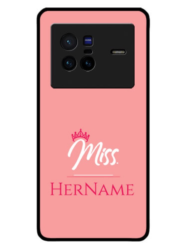 Custom Vivo X80 5G Custom Metal Phone CaseMrs With Name Design