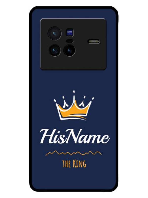 Custom Vivo X80 5G Custom Metal Phone CaseKing With Name Design