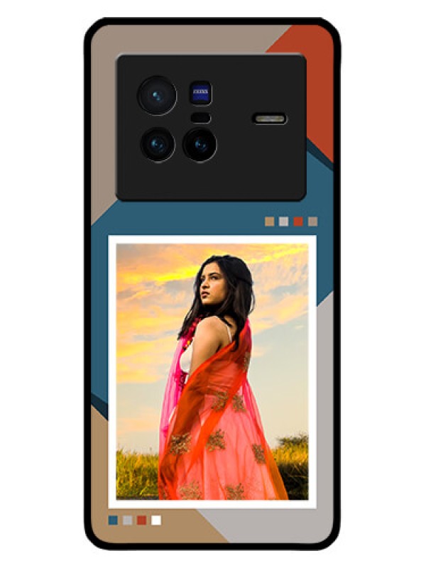 Custom Vivo X80 5G Custom Metal Phone CaseRetro Color Pallet Design