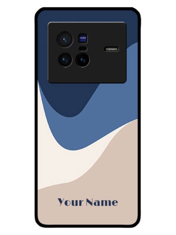 Custom Vivo X80 5G Custom Metal Phone CaseAbstract Drip Art Design