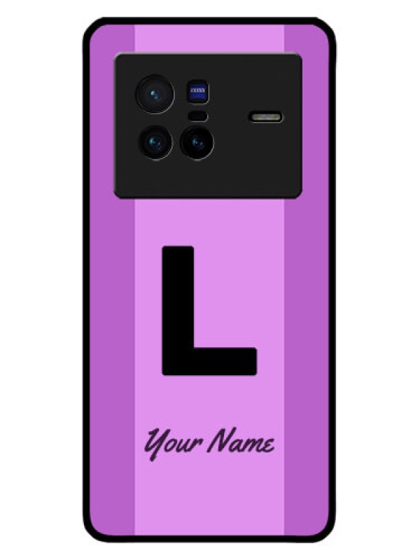 Custom Vivo X80 5G Custom Metal Phone CaseTricolor Custom Text Design