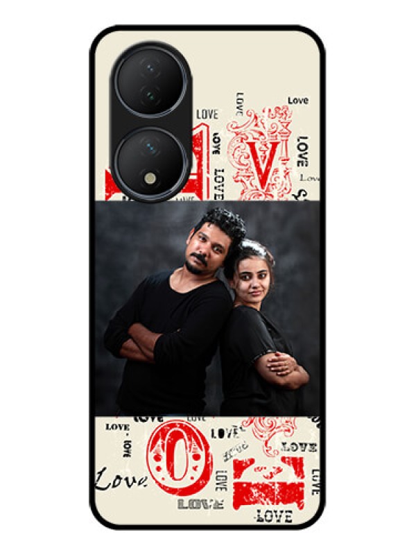 Custom Vivo Y100 Custom Metal Phone Case - Trendy Love Design Case