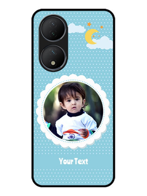 Custom Vivo Y100 Custom Metal Phone Case - Violet Pattern Design