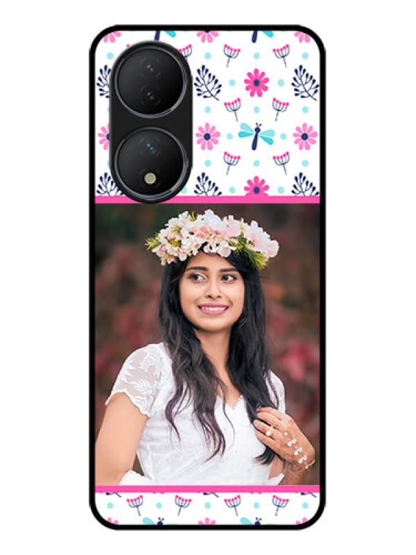 Custom Vivo Y100 Custom Metal Phone Case - Colorful Flower Design