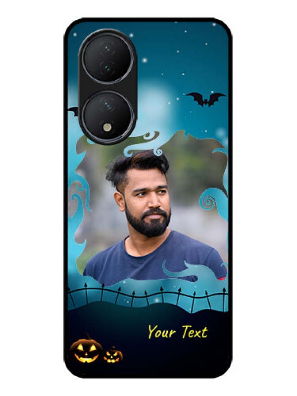 Custom Vivo Y100 Custom Metal Phone Case - Halloween Frame Design