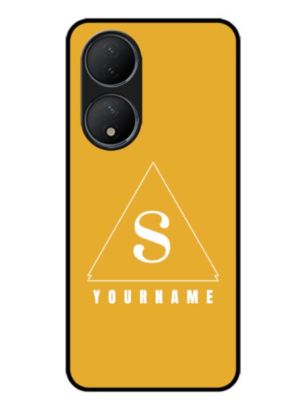 Custom Vivo Y100 Custom Metal Phone Case - Simple Triangle Design