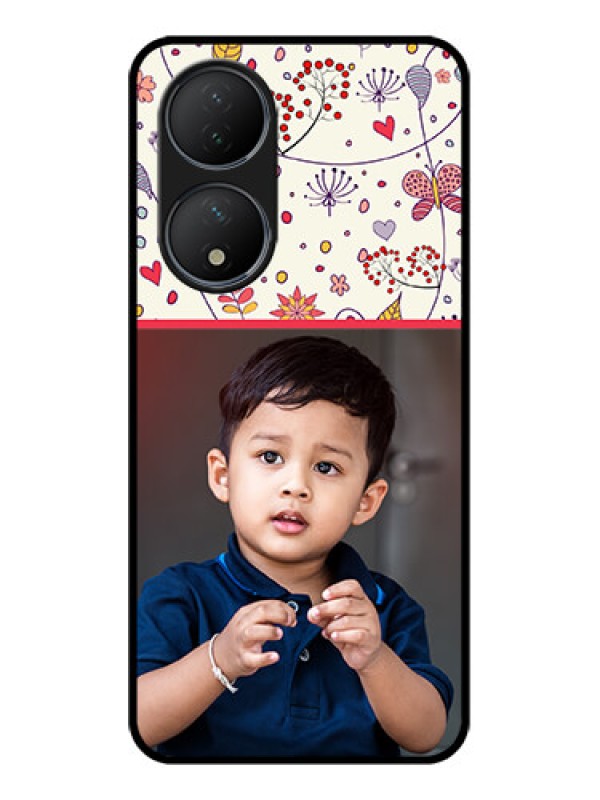 Custom Vivo Y100A Custom Metal Phone Case - Premium Floral Design