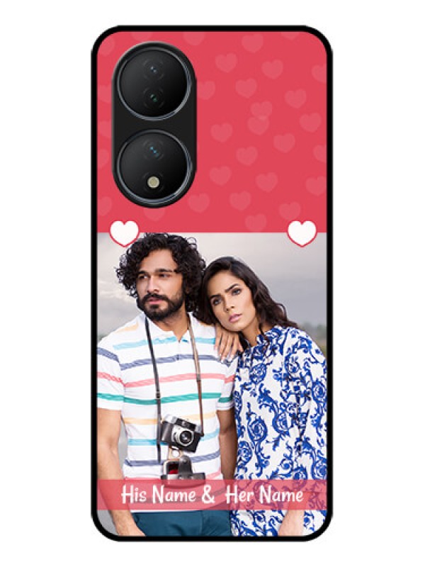 Custom Vivo Y100A Custom Metal Phone Case - Simple Love Design