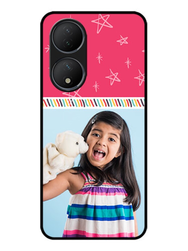 Custom Vivo Y100A Custom Metal Phone Case - Line Art Design