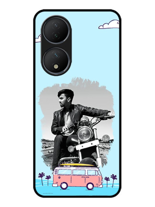 Custom Vivo Y100A Custom Metal Phone Case - Travel and Adventure Design