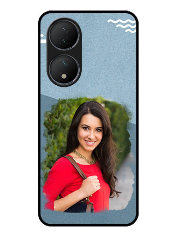 Custom Vivo Y100A Custom Metal Phone Case - Grunge Line Art Design