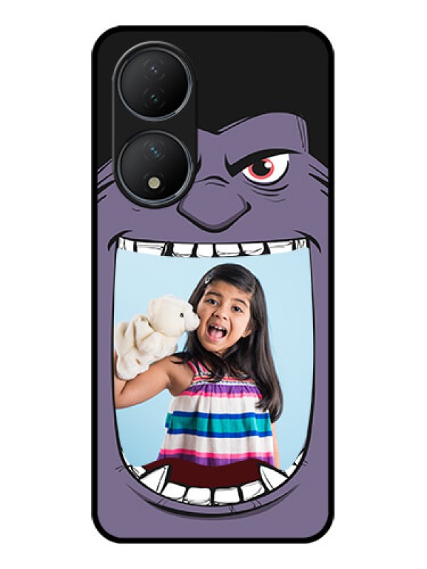 Custom Vivo Y100A Custom Metal Phone Case - Angry Monster Design