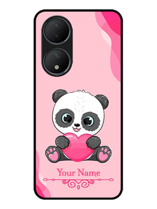 Custom Vivo Y100A Custom Metal Phone Case - Cute Panda Design