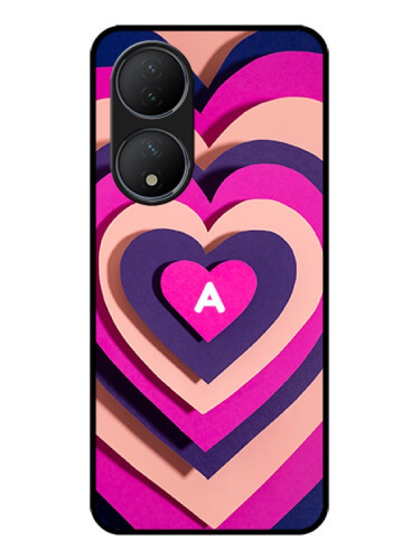 Custom Vivo Y100A Custom Metal Phone Case - Cute Heart Pattern Design