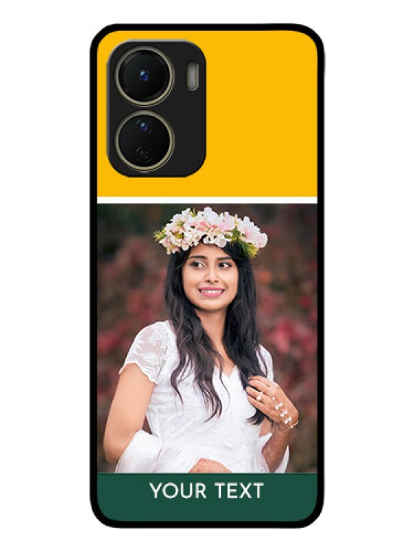 Custom Vivo Y16 Custom Metal Phone Case - Love You Design