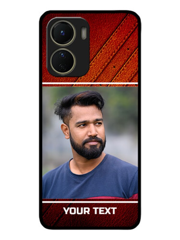 Custom Vivo Y16 Custom Metal Phone Case - Leather Phone Case Design