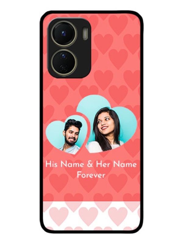 Custom Vivo Y16 Custom Metal Phone Case - Couple Pic Upload Design