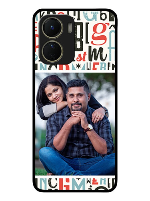 Custom Vivo Y16 Custom Metal Phone Case - Alphabet Design