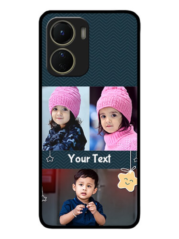 Custom Vivo Y16 Custom Metal Phone Case - Hanging Stars Design